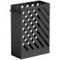 Paragüero de Acero Galvanizado Soporte de Paraguas Estrecho con Bandeja de Goteo Extraíble 4 Ganchos 28x14x41 cm Negro Paragüero de Acero Galvanizado Soporte de Paraguas Estrecho con Bandeja de Goteo Extraíble 4 Ganchos 28x14x41 cm Negro