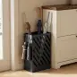 Paragüero de Acero Galvanizado Soporte de Paraguas Estrecho con Bandeja de Goteo Extraíble 4 Ganchos 28x14x41 cm Negro Paragüero de Acero Galvanizado Soporte de Paraguas Estrecho con Bandeja de Goteo Extraíble 4 Ganchos 28x14x41 cm Negro