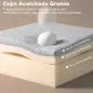 Sillón Cama Plegable 3 en 1 Tapizado en Lino Respaldo Ajustable Almohada con Funda Lavable 67x73x96 cm Gris Claro Sillón Cama Plegable 3 en 1 Tapizado en Lino Respaldo Ajustable Almohada con Funda Lavable 67x73x96 cm Gris Claro