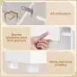Armario Alto de Baño Mueble de Baño Estrecho Alto Brillo con Cajón Compartimento Abierto y Estantes Ajustables Blanco Armario Alto de Baño Mueble de Baño Estrecho Alto Brillo con Cajón Compartimento Abierto y Estantes Ajustables Blanco