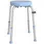 Taburete de Ducha Giratorio 360° Taburete Ducha con Marco de Aluminio y Altura Regulable en 5 Niveles Azul Claro Taburete de Ducha Giratorio 360° Taburete Ducha con Marco de Aluminio y Altura Regulable en 5 Niveles Azul Claro