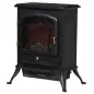 Chimenea Decorativa con Efecto de Llama Termostato y Protección contra Sobrecalentamiento 45x28x54 cm Negro Chimenea Decorativa con Efecto de Llama Termostato y Protección contra Sobrecalentamiento 45x28x54 cm Negro