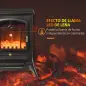 Chimenea Decorativa con Efecto de Llama Termostato y Protección contra Sobrecalentamiento 45x28x54 cm Negro Chimenea Decorativa con Efecto de Llama Termostato y Protección contra Sobrecalentamiento 45x28x54 cm Negro