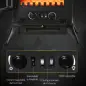 Chimenea Decorativa con Efecto de Llama Termostato y Protección contra Sobrecalentamiento 45x28x54 cm Negro Chimenea Decorativa con Efecto de Llama Termostato y Protección contra Sobrecalentamiento 45x28x54 cm Negro