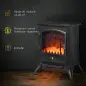 Chimenea Decorativa con Efecto de Llama Termostato y Protección contra Sobrecalentamiento 45x28x54 cm Negro Chimenea Decorativa con Efecto de Llama Termostato y Protección contra Sobrecalentamiento 45x28x54 cm Negro