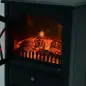 Chimenea Eléctrica Móvil 1000W/2000W Estufa de Pie Silencioso con Efecto de Llamas y Área de Cobertura 30m² Negro Chimenea Eléctrica Móvil 1000W/2000W Estufa de Pie Silencioso con Efecto de Llamas y Área de Cobertura 30m² Negro