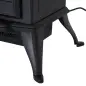 Chimenea Eléctrica Móvil 1000W/2000W Estufa de Pie Silencioso con Efecto de Llamas y Área de Cobertura 30m² Negro Chimenea Eléctrica Móvil 1000W/2000W Estufa de Pie Silencioso con Efecto de Llamas y Área de Cobertura 30m² Negro