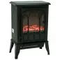 Chimenea Eléctrica 1000W/2000W Efecto de Llama Temperatura Ajustable y Protección Sobrecalentamiento para 15-30 ㎡ Negro Chimenea Eléctrica 1000W/2000W Efecto de Llama Temperatura Ajustable y Protección Sobrecalentamiento para 15-30 ㎡ Negro