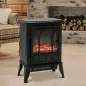 Chimenea Eléctrica 1000W/2000W Efecto de Llama Temperatura Ajustable y Protección Sobrecalentamiento para 15-30 ㎡ Negro Chimenea Eléctrica 1000W/2000W Efecto de Llama Temperatura Ajustable y Protección Sobrecalentamiento para 15-30 ㎡ Negro