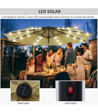 Sombrilla de Jardín