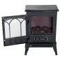 Chimenea Eléctrica 1000W/2000W Efecto de Llama Temperatura Ajustable y Protección Sobrecalentamiento para 15-30 ㎡ Negro Chimenea Eléctrica 1000W/2000W Efecto de Llama Temperatura Ajustable y Protección Sobrecalentamiento para 15-30 ㎡ Negro