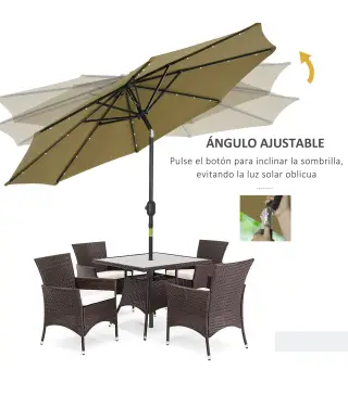 Sombrilla de Jardín