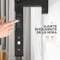 Toallero Eléctrico de Pared o Suelo con Función de Temporizador y 8 Barras 53x35x90 cm Negro Toallero Eléctrico de Pared o Suelo con Función de Temporizador y 8 Barras 53x35x90 cm Negro