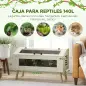 Terrario para Reptiles con Ventanas de Vidrio Templado Tapa Abatible para Serpientes Lagartos 100x50x60 cm Roble Terrario para Reptiles con Ventanas de Vidrio Templado Tapa Abatible para Serpientes Lagartos 100x50x60 cm Roble