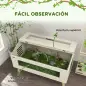 Terrario para Reptiles con Ventanas de Vidrio Templado Tapa Abatible para Serpientes Lagartos 100x50x60 cm Roble Terrario para Reptiles con Ventanas de Vidrio Templado Tapa Abatible para Serpientes Lagartos 100x50x60 cm Roble