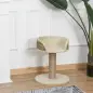 Árbol Rascador para Gatos Pequeño 49 cm Torre para Gatos con Poste de Yute Cama y Bola Colgante 40x40x49 cm Café