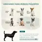 Sofá para Perros Pequeños 64x45x36 cm Tapizado en Terciopelo con Cojín Lavable y Patas de Madera de Abedul Azul Verdoso Sofá para Perros Pequeños 64x45x36 cm Tapizado en Terciopelo con Cojín Lavable y Patas de Madera de Abedul Azul Verdoso