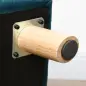 Sofá para Perros Pequeños 64x45x36 cm Tapizado en Terciopelo con Cojín Lavable y Patas de Madera de Abedul Azul Verdoso Sofá para Perros Pequeños 64x45x36 cm Tapizado en Terciopelo con Cojín Lavable y Patas de Madera de Abedul Azul Verdoso