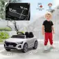 Coche Eléctrico para Niños Audi Q8 Etron Sportback 12V Mando a Distancia Arranque Lento Faros Bocina y Música Blanco