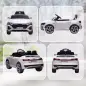 Coche Eléctrico para Niños Audi Q8 Etron Sportback 12V Mando a Distancia Arranque Lento Faros Bocina y Música Blanco
