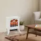 Chimenea Eléctrica de Pie 750/1500 W con 2 Niveles de Potencia Efecto Llama Área de Cobertura 15-20 m² Blanco Chimenea Eléctrica de Pie 750/1500 W con 2 Niveles de Potencia Efecto Llama Área de Cobertura 15-20 m² Blanco