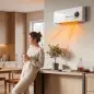 Calefactor Eléctrico Bajo Consumo de Pared 2000W con 3 Modos Pantalla LED Termostato Temporizador y Oscilación Blanco Calefactor Eléctrico Bajo Consumo de Pared 2000W con 3 Modos Pantalla LED Termostato Temporizador y Oscilación Blanco