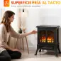 Chimenea Eléctrica de Pie 900/1800W Efecto Llama 3D Termostato Ajustable Ventanas Visibles para 15-30 ㎡ Negro Chimenea Eléctrica de Pie 900/1800W Efecto Llama 3D Termostato Ajustable Ventanas Visibles para 15-30 ㎡ Negro