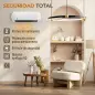 Calefactor Eléctrico de Pared 2000W con 3 Modos Pantalla LED Termostato Temporizador y Oscilación Blanco