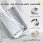 Arenero para Gatos de Acero Inoxidable XL Cerrado con Tapa Abatible Borde Alto Pala Metálica Antifugas Gris Claro Arenero para Gatos de Acero Inoxidable XL Cerrado con Tapa Abatible Borde Alto Pala Metálica Antifugas Gris Claro