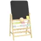 Pizarra Infantil Caballete Caballete de Madera con Pizarra Doble Cara Reloj Ábaco y Borrador para +2 Años Natural Pizarra Infantil Caballete Caballete de Madera con Pizarra Doble Cara Reloj Ábaco y Borrador para +2 Años Natural