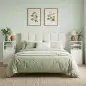 Juego de 2 Mesillas de Noche Dormitorio con Puerta Compartimentos Abiertos para Espacios Reducidos 25x30x60 cm Blanco Juego de 2 Mesillas de Noche Dormitorio con Puerta Compartimentos Abiertos para Espacios Reducidos 25x30x60 cm Blanco