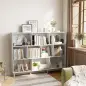 Librería de 3 Niveles con 10 Cubos Patas de Madera Maciza 140x24x107 cm Blanco Librería de 3 Niveles con 10 Cubos Patas de Madera Maciza 140x24x107 cm Blanco