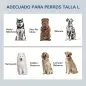 Comedero para Perro Elevado con 2 Cuencos de Acero Inoxidable 2x2 L con Almacenamiento 37 L y 2 Puertas con Pestillos Blanco