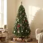 Árbol de Navidad Artificial 200 cm con 1000 Ramas Base Plegable Diseño por Secciones Fácil de Montar Verde Árbol de Navidad Artificial 200 cm con 1000 Ramas Base Plegable Diseño por Secciones Fácil de Montar Verde