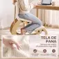 Silla de Rodillas Ergonómica con Respaldo Apoyo para Rodillas y Tapizado de Pana Crema Silla de Rodillas Ergonómica con Respaldo Apoyo para Rodillas y Tapizado de Pana Crema