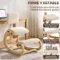 Silla de Rodillas Ergonómica con Respaldo Apoyo para Rodillas y Tapizado de Pana Crema Silla de Rodillas Ergonómica con Respaldo Apoyo para Rodillas y Tapizado de Pana Crema