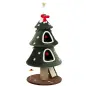 Árbol Rascador para Gatos 132 cm Diseño de Navidad Torre para Gatos de Felpa con 2 Casitas Escalera de Sisal Verde Árbol Rascador para Gatos 132 cm Diseño de Navidad Torre para Gatos de Felpa con 2 Casitas Escalera de Sisal Verde