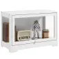 Vitrina Expositora para Colecciones con Puerta Abatible de Acrílico para Figuras de Decoración 59x30x40 cm Blanco Vitrina Expositora para Colecciones con Puerta Abatible de Acrílico para Figuras de Decoración 59x30x40 cm Blanco