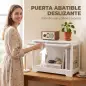 Vitrina Expositora para Colecciones con Puerta Abatible de Acrílico para Figuras de Decoración 59x30x40 cm Blanco Vitrina Expositora para Colecciones con Puerta Abatible de Acrílico para Figuras de Decoración 59x30x40 cm Blanco