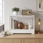Vitrina Expositora para Colecciones con Puerta Abatible de Acrílico para Figuras de Decoración 59x30x40 cm Blanco Vitrina Expositora para Colecciones con Puerta Abatible de Acrílico para Figuras de Decoración 59x30x40 cm Blanco