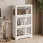 Vitrina Expositora para Colecciones de 3 Niveles con Puertas Abatibles de Acrílico para Figuras 59x30x106 cm Blanco