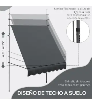 Toldo Manual Retráctil