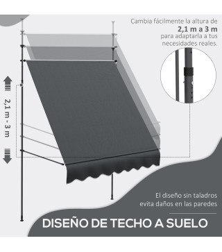 Toldo Manual Retráctil