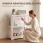 Vitrina Expositora para Colecciones de 2 Niveles con Puertas Abatibles de Acrílico para Figuras 59,5x30x73 cm Blanco Vitrina Expositora para Colecciones de 2 Niveles con Puertas Abatibles de Acrílico para Figuras 59,5x30x73 cm Blanco