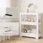 Vitrina Expositora para Colecciones de 2 Niveles con Puertas Abatibles de Acrílico para Figuras 59,5x30x73 cm Blanco Vitrina Expositora para Colecciones de 2 Niveles con Puertas Abatibles de Acrílico para Figuras 59,5x30x73 cm Blanco