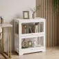 Vitrina Expositora para Colecciones de 2 Niveles con Puertas Abatibles de Acrílico para Figuras 59,5x30x73 cm Blanco Vitrina Expositora para Colecciones de 2 Niveles con Puertas Abatibles de Acrílico para Figuras 59,5x30x73 cm Blanco
