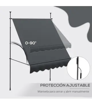 Toldo Manual Retráctil