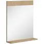 Espejo de Baño de Pared con Estante Abierto Espejo para Entrada Pasillo 50x12x60 cm Roble Espejo de Baño de Pared con Estante Abierto Espejo para Entrada Pasillo 50x12x60 cm Roble
