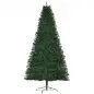 Árbol de Navidad Artificial 240 cm con 1499 Ramas con 2 Tipos de Puntas Decoración Navideña de Interior Verde