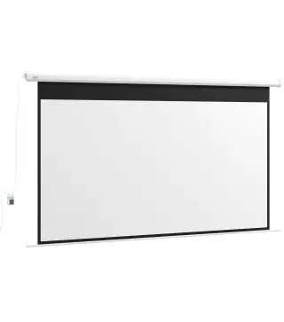 Pantalla de Proyección motorizada 120 pulgadas 16:9 4K HD montaje en pared o techo con control remoto 293,5x8x176 cm